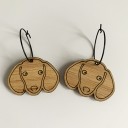 Dachshund bamboo hoops